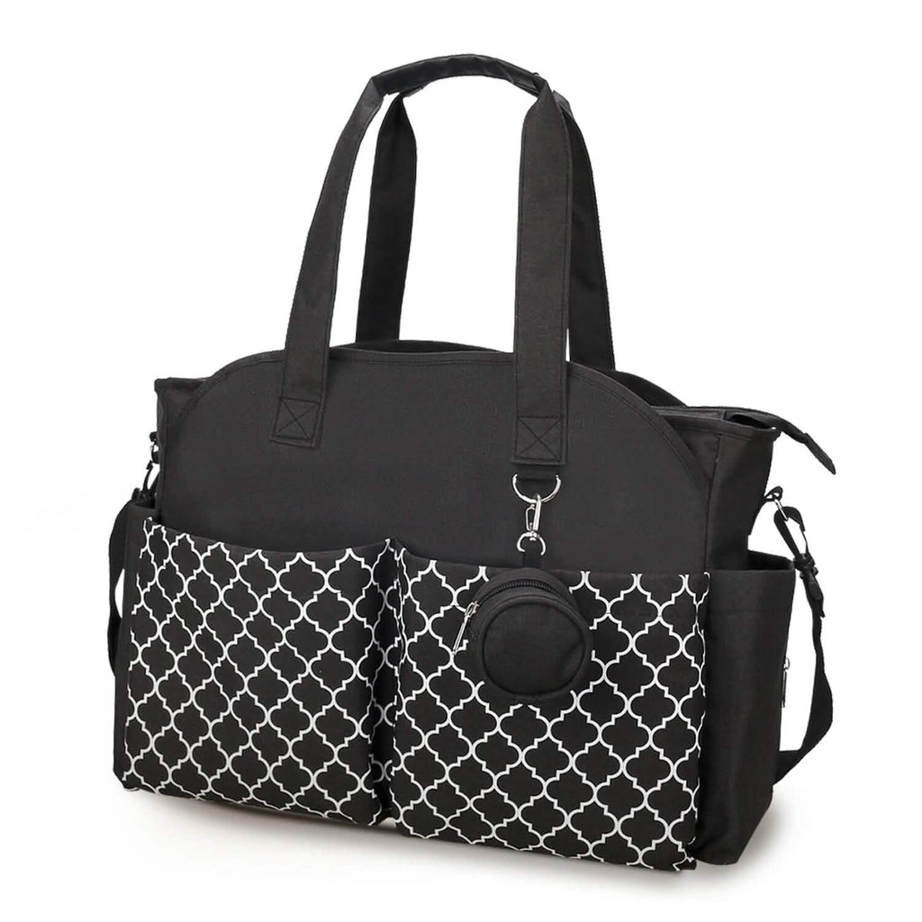 Multifunctional Diaper Changing Tote Bag with Adjustable Messenger Strap