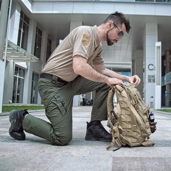 Men's Rugged Tactical Cargo Work Pants