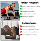 Multifunctional Push Up Board Home Strength Training Equipment with 15 Fitness Accessories