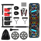 Multifunctional Push Up Board Home Strength Training Equipment with 15 Fitness Accessories