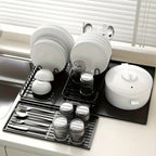 Silicone Coffee Station Mat with Drip Channels