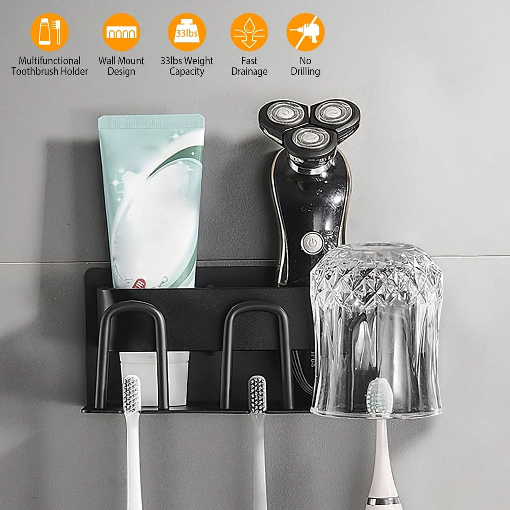 Multifunctional Toothbrush Holder Rack Organizer