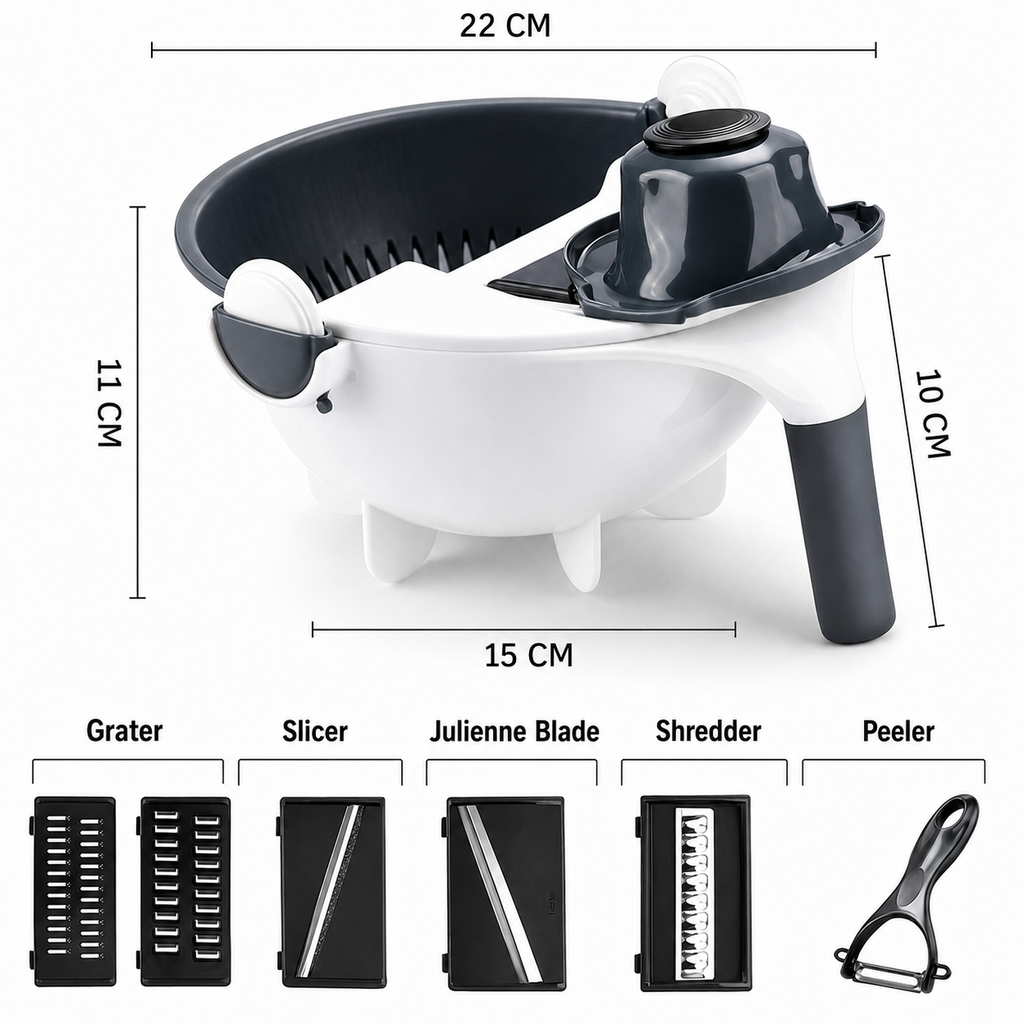 Multifunctional Vegetable Slicer | Cutting, Slicing & Grating