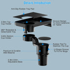 Multifunctional Water Cup Mount Stand with Detachable Tray