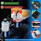 Multifunctional Water Cup Mount Stand with Detachable Tray