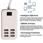 Multiport 6-USB US AC Wall Charger