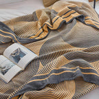 Cotton Muslin 4-Layer Blanket, Reversible