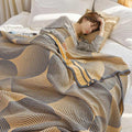 Cotton Muslin 4-Layer Blanket, Reversible