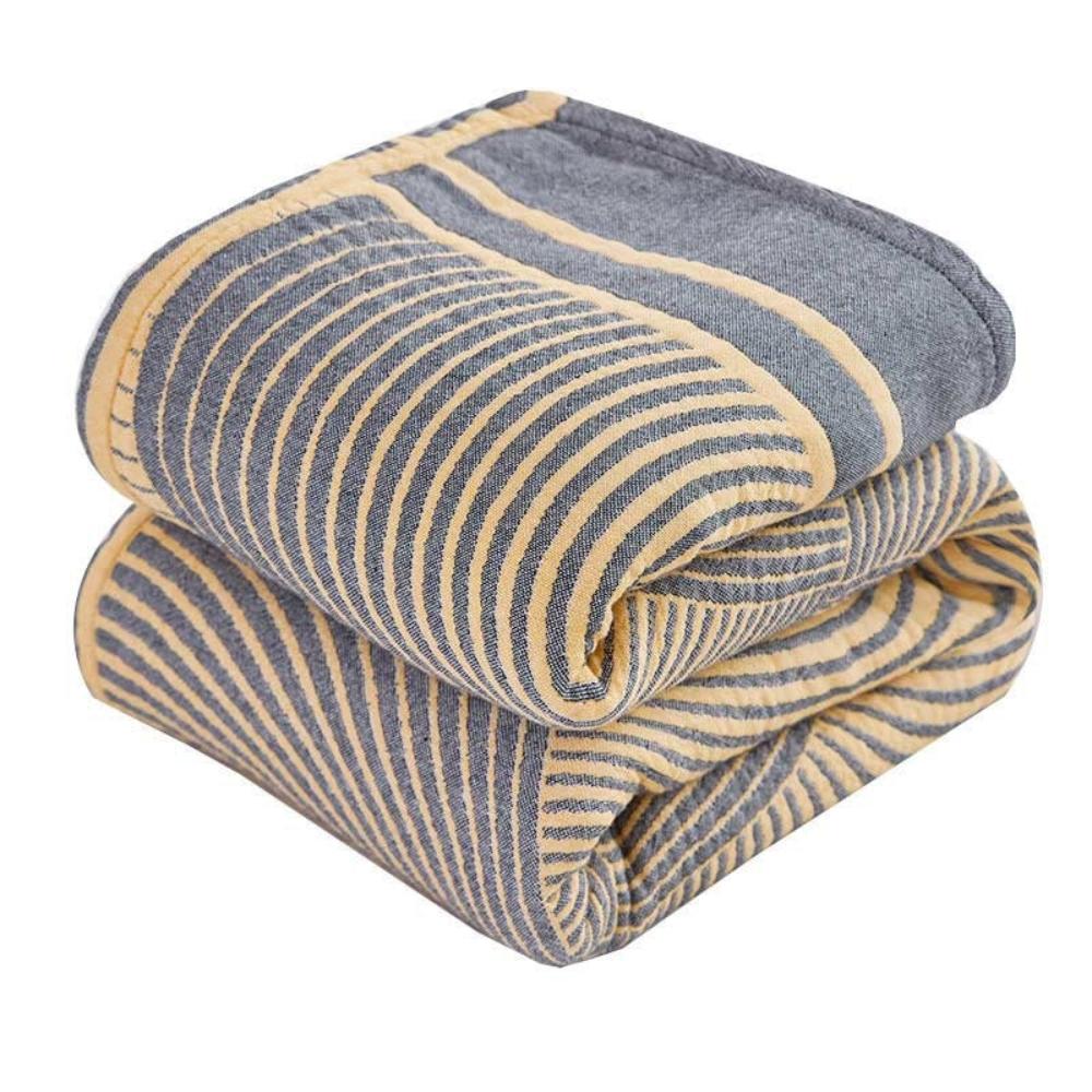 Cotton Muslin 4-Layer Blanket, Reversible