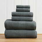 100% Cotton Woven Texture Bath Towel Set - Marbella Collection