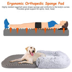 Napping Human-Sized Dog Bed Machine Washable Zipped Removable Cover