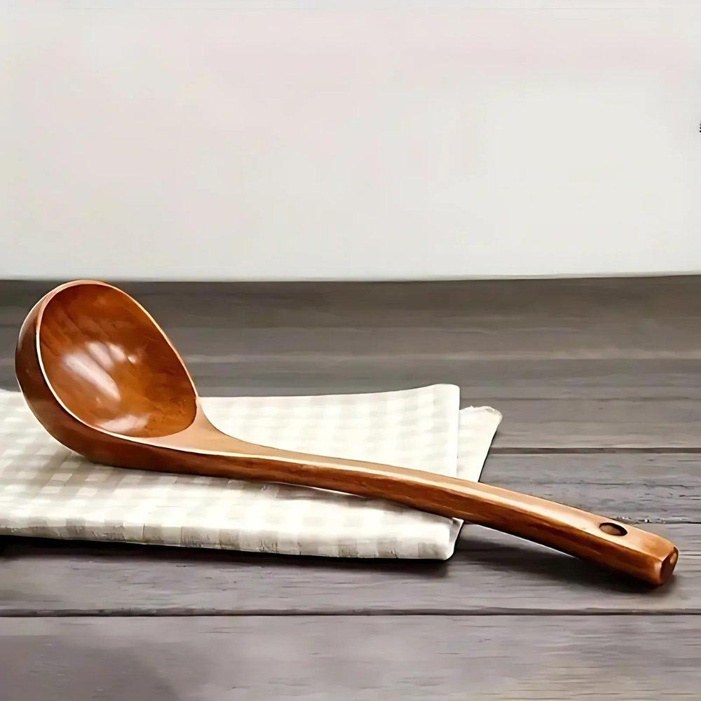 Wooden Soup Ladle - Single Piece