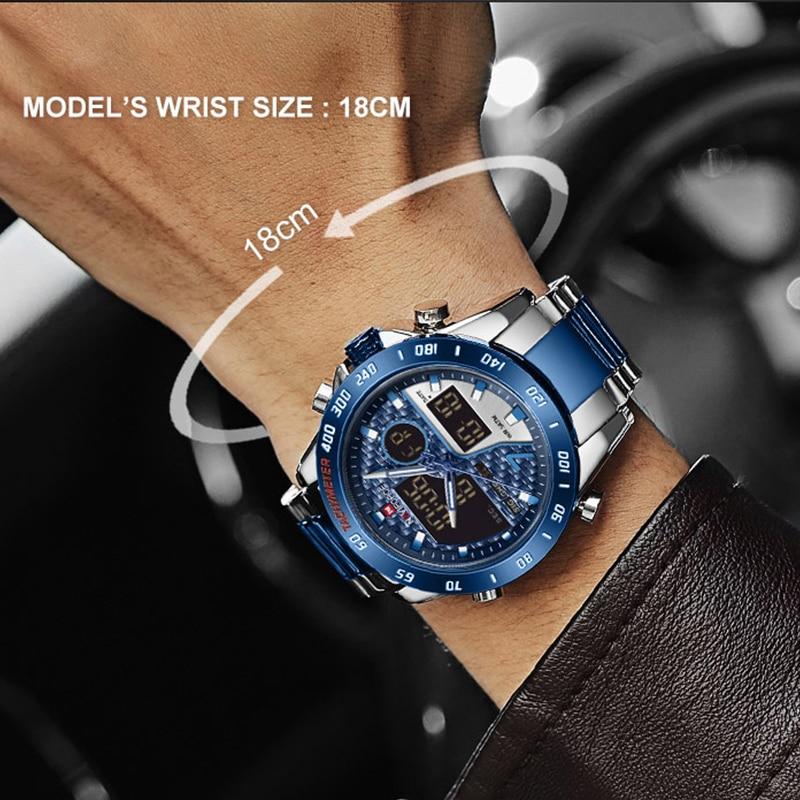 NAVIFORCE Dual Display Chronograph Sport Watch
