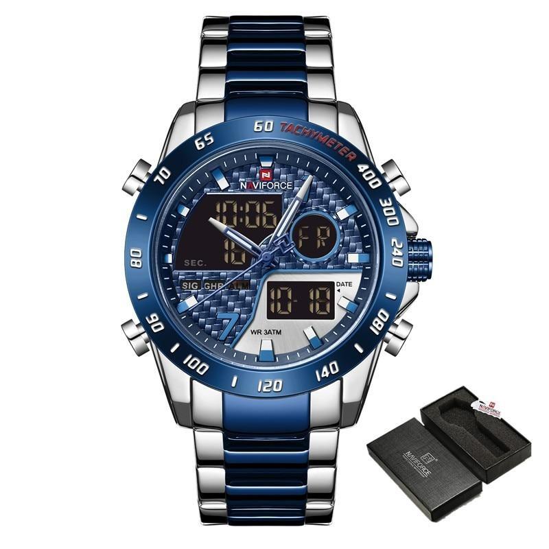 NAVIFORCE Dual Display Chronograph Sport Watch
