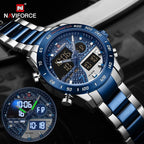 NAVIFORCE Dual Display Chronograph Sport Watch