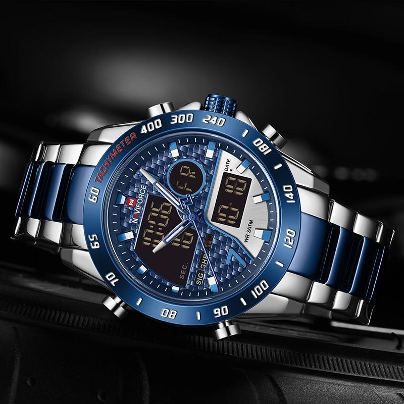 NAVIFORCE Dual Display Chronograph Sport Watch