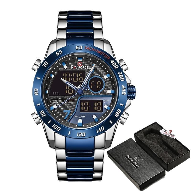 NAVIFORCE Dual Display Chronograph Sport Watch