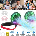 Neck Hanging Fan Hand Free Portable