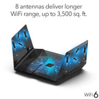 Netgear Nighthawk WiFi 6 (RAX120) AX6000 12-Stream Dual-Band Gigabit Router (Refurbished)