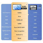 Android 14 Tablet 10.1" 12GB RAM 128GB ROM with Keyword and Mouse