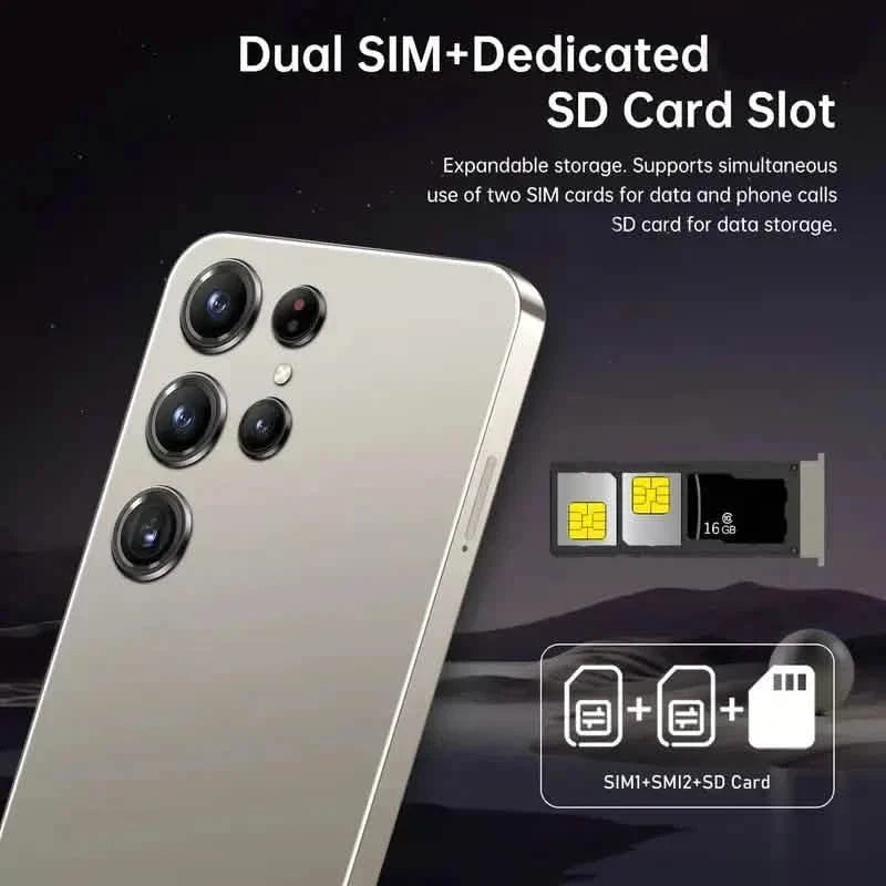 Android 13 5G Smartphone, 6.8-inch, Dual SIM, 4GB + 128GB, 48MP+108MP HD Camera