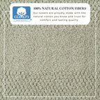 100% Cotton Woven Texture Bath Towel Set - Marbella Collection