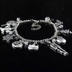 Nightmare Before Christmas Jack Skellington Sally Gothic Bracelet