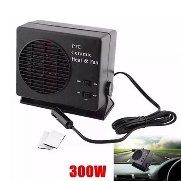 Niki | 12V Ceramic Car Heater Fan | 150W-300W | Portable Defroster w/ Automatic Thermostat