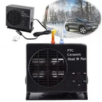 Niki | 12V Ceramic Car Heater Fan | 150W-300W | Portable Defroster w/ Automatic Thermostat