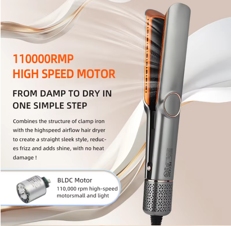 Niki | 2-in-1 Hair Dryer & Straightener for Effortless Styling