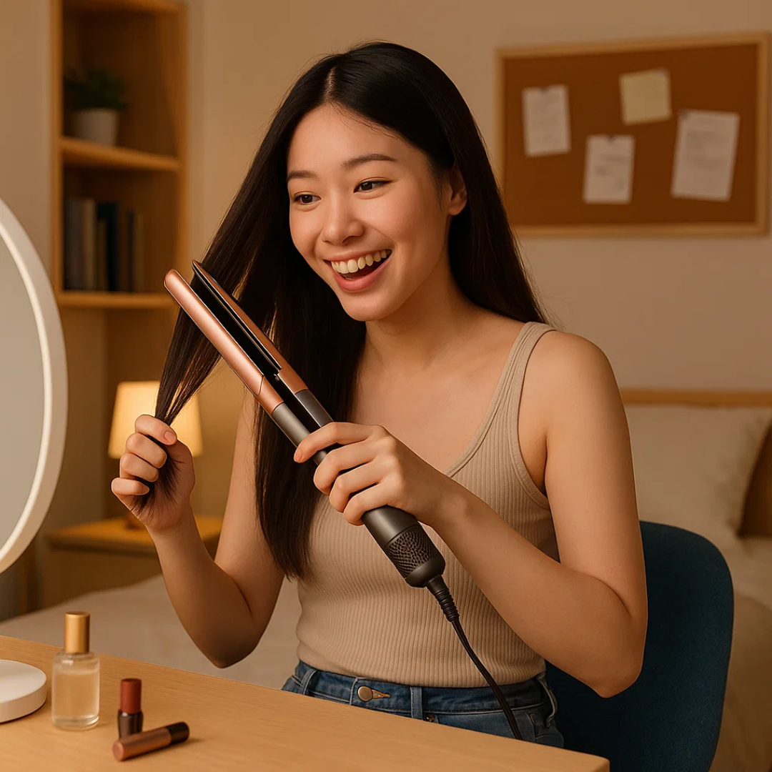 Niki | 2-in-1 Hair Dryer & Straightener for Effortless Styling