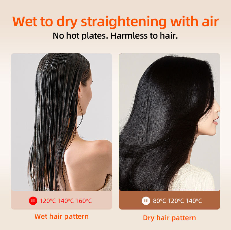 Niki | 2-in-1 Hair Dryer & Straightener for Effortless Styling