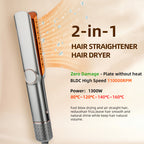 Niki | 2-in-1 Hair Dryer & Straightener for Effortless Styling
