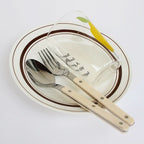 Niki | 24-piece stainless steel cutlery set with engraving