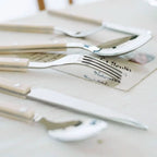 Niki | 24-piece stainless steel cutlery set with engraving