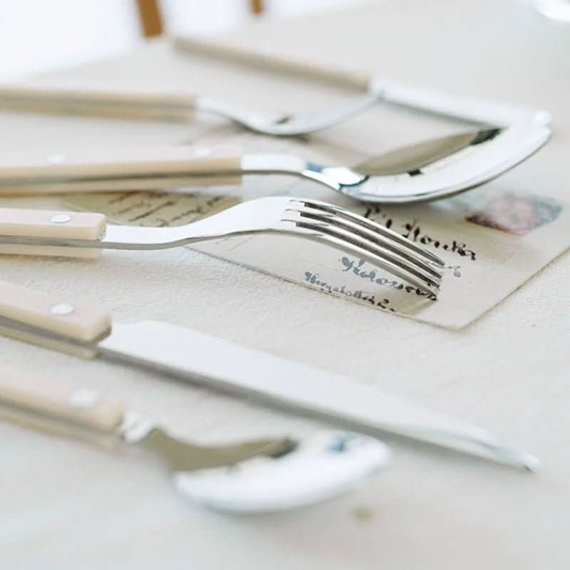 Niki | 24-piece stainless steel cutlery set with engraving