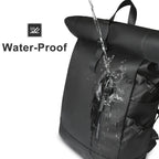 3-in-1 Bike Pannier Backpack with Roll-Top