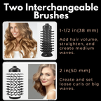 Niki | 3-in-1 Rotating Hair Dryer and Styler with Adjustable Temperature for Effortless Curls and Waves