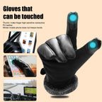 Niki | -30℃ Waterproof, Warm Leather Ski Gloves for Winter | Touchscreen Compatible