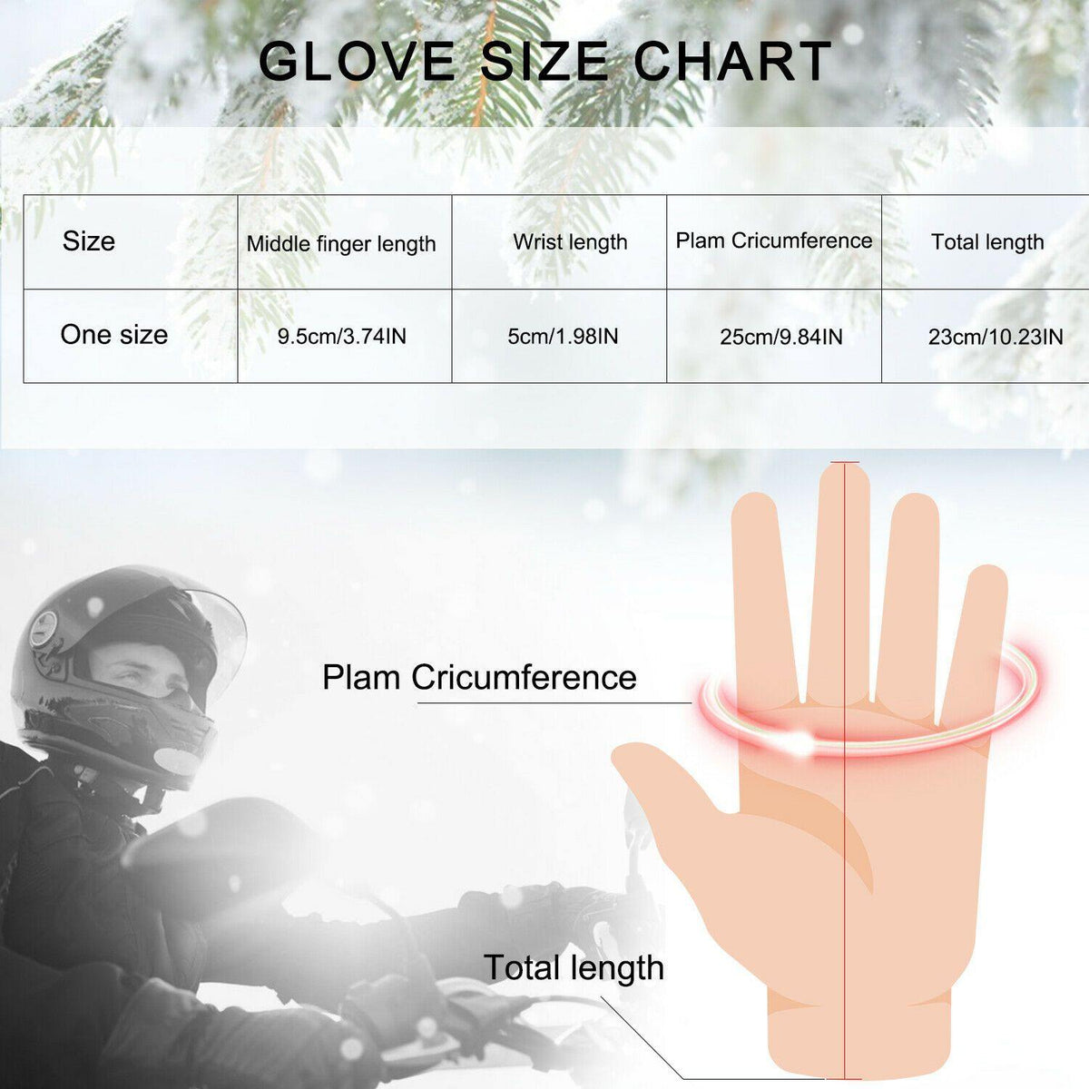 Niki | -30℃ Waterproof, Warm Leather Ski Gloves for Winter | Touchscreen Compatible
