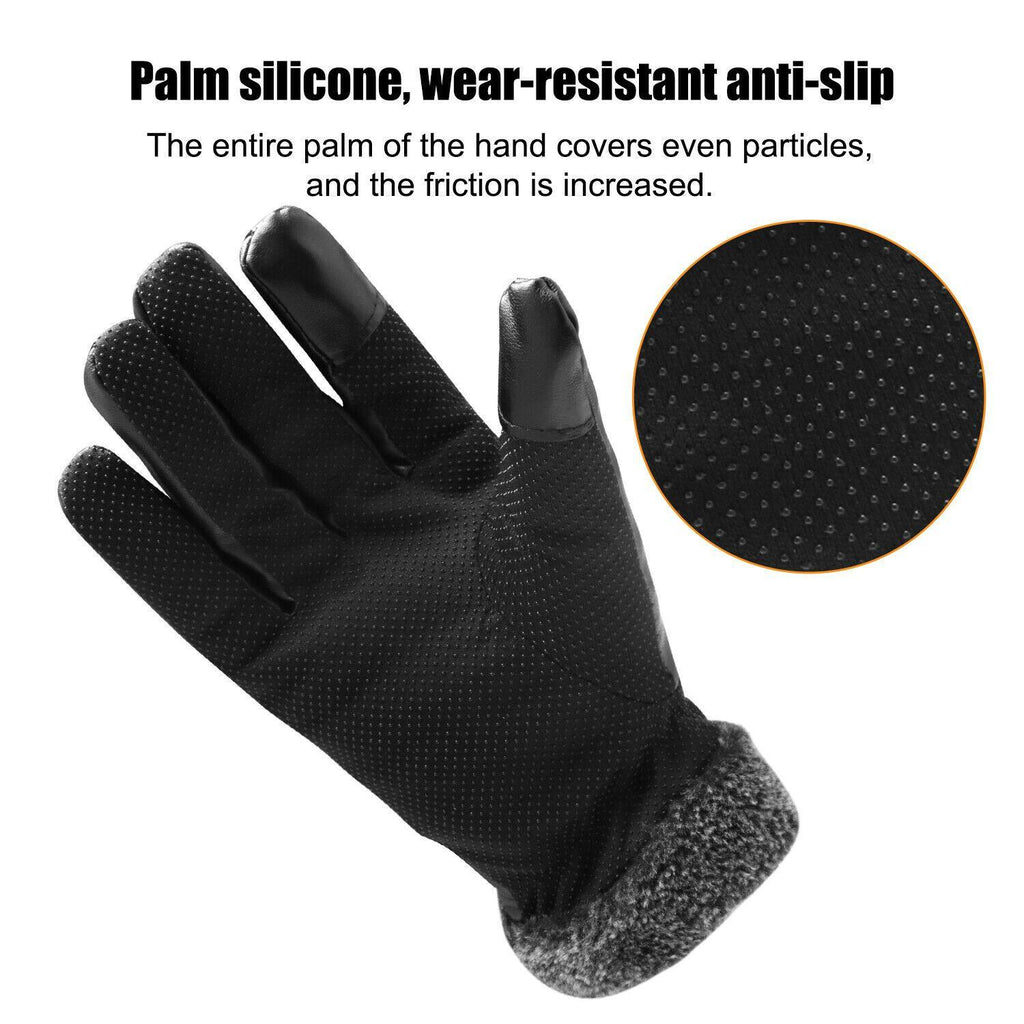 Niki | -30℃ Waterproof, Warm Leather Ski Gloves for Winter | Touchscreen Compatible