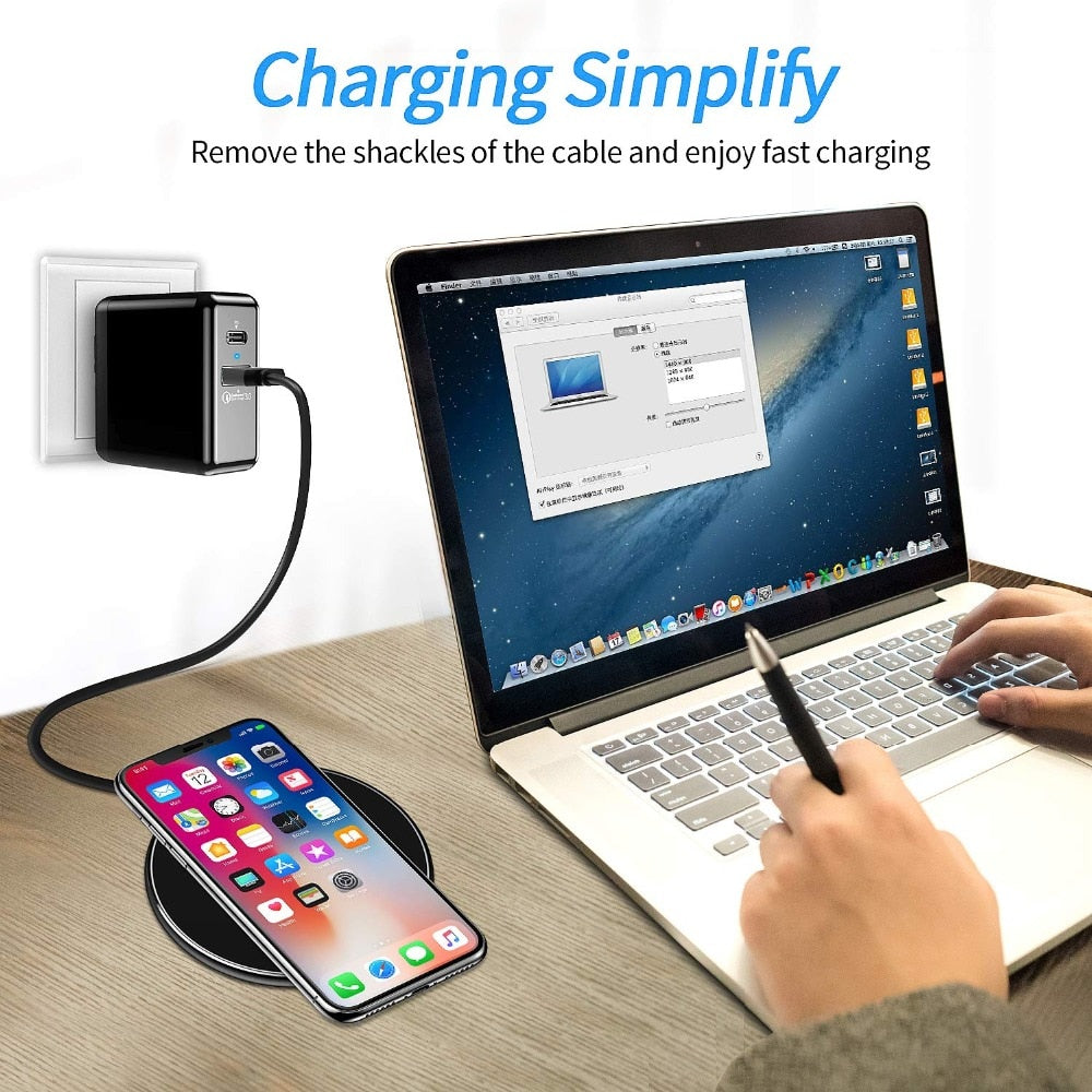 Niki | 30W Fast Wireless Charging Pad | Premium USB C MagSafe Charger for Apple iPhone, Samsung & Android - Fast Wireless Charging Pad