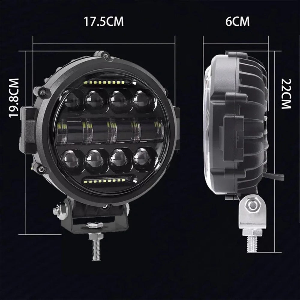 7-inch Round LED Off-Road Vehicle Light