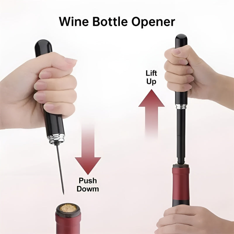 Niki | Effortless Air Pressure Wine Opener