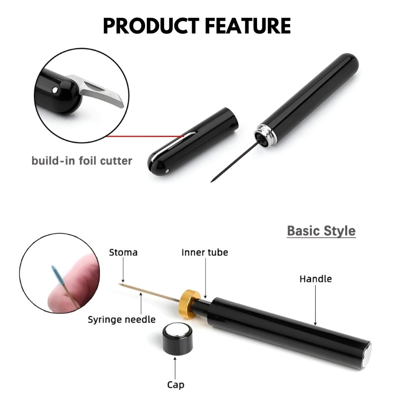Niki | Effortless Air Pressure Wine Opener