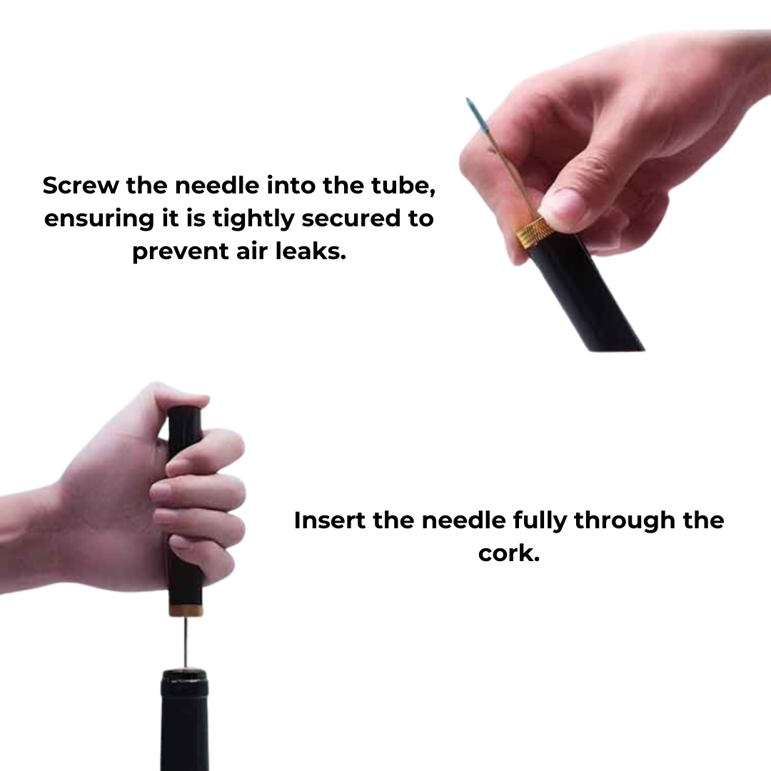 Niki | Air Pressure Wine Opener - CorkEase