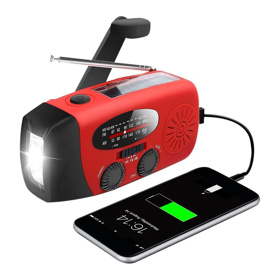 Niki | Emergency Radio with Solar, Crank, and Power Bank
