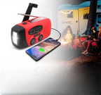 Niki | Emergency Radio with Solar, Crank, and Power Bank