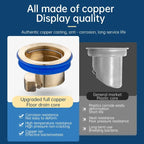 Niki | Anti-Odor Drainage Core made of Brass – Reliably Stops Drain & Pipe Odors