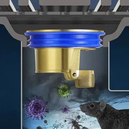 Niki | Anti-Odor Drainage Core made of Brass – Reliably Stops Drain & Pipe Odors